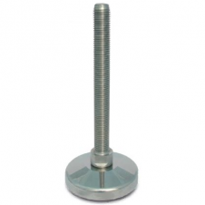 Stainless steel feet – heavy load – Stainless steel levelling feet Ø 80, fixed screw, heavy load